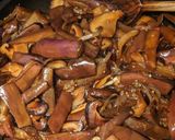 A picture of step 4 of Teriyaki Eggplant & Mushroom Don.