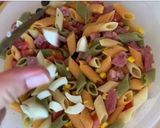 Foto del paso 10 de la receta Ensalada de pasta con pavo al ajillo | ¡Plato de aprovechamiento!