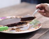 Foto langkah ke 5 dari resep Pie Susu Coklat Teflon.