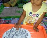 Foto langkah ke 10 dari resep Klepon Ubi Ungu Tanpa Air Kapur Sirih.