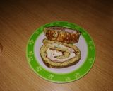 Sajtos-sonkás cukkinitekercs recept fázis 5 fotója