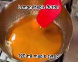 A picture of step 10 of Upside Down Lemon, Maple and Vanilla Pudding with Lemon Maple Butter.