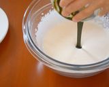 A picture of step 19 of No-Bake! Matcha Chocolate Cheesecake.
