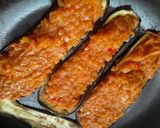 Foto del paso 6 de la receta: Berenjenas a la pizza...🤨🙄🤔🍕🍆🍅🧀🥓🍕