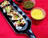 A picture of step 4 of Golgappe Chaat.