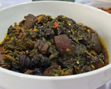 A picture of step 5 of Afang Soup 🍲.