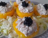 Foto del paso 5 de la receta: Melocotones rellenos