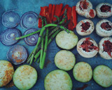Foto del paso 2 de la receta: Parrillada de verduras y pulpo