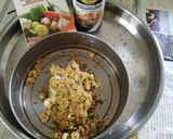 A picture of step 3 of Litti chokha In appe Pan.