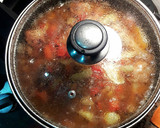 Foto del paso 30 de la receta: Pollo en salsa confitada de cebolla roja y pimiento asado