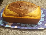 Plum cake de chocolate y vainilla con cobertura de chocolalte