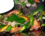 Foto langkah ke 3 dari resep Asem Pedas Ikan Cue Tongkol Tempe Cabe Ijo.