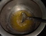A picture of step 1 of Besan ladoo.