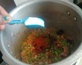 A picture of step 5 of Veg Pulav with Fruit Raita.