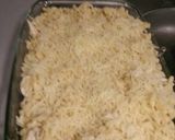 Une image de l'étape 6 de Gratin de pâtes et de poulet.