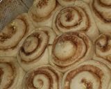 A picture of step 4 of Cinnamon roll.