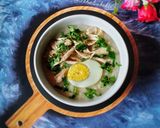 Foto langkah ke 5 dari resep Bubur Ayam |untuk Gerd.