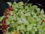 Tumis Timun Telur