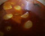 A picture of step 7 of Beef Aloo gosht.