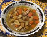 Une image de l'étape 20 de Soupe de carottes, panais et navets au lard.