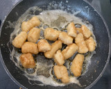 A picture of step 6 of Potato and parsnip gnocchi with green pesto and crispy sage 🌿.