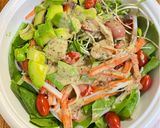 A picture of step 3 of Imitation Crab Salad.