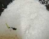 A picture of step 4 of Qeema Biryani.