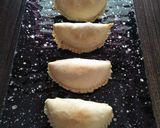 A picture of step 8 of Farhali bake savory karanji.