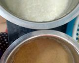 A picture of step 1 of Idli dosa batter Kerala style.