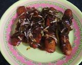 A picture of step 9 of Manchurian frankie roll.