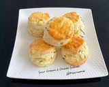 A picture of step 2 of Sour Cream & Chives Scones.