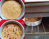 A picture of step 4 of Mango Semolina Cake (Eggless).