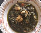 Chicken spinach fenugreek leaves recipe step 1 photo