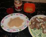 A picture of step 3 of Crumb fried Kienyeji chicken.