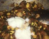 A picture of step 5 of Methi corn aloo.