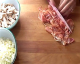 Foto del paso 1 de la receta: Pastelitos de champiñones con jamón serrano