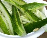 A picture of step 1 of Cucumber& Pepper Salad.