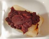 Foto langkah ke 5 dari resep Vegan Anko (Red Bean Paste) pan fried KiriMochi☁️🫘🍡.