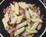 Foto del paso 2 de la receta: Macarrones sin gluten con bacon y champiñones