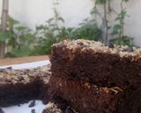 Foto langkah ke 8 dari resep Brownis Cokelat Keju.