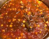 A picture of step 4 of Taco Soup.