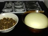 Roti oval ring isi beef