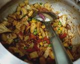 A picture of step 5 of Cauliflower rice.