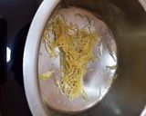 A picture of step 1 of Doodh Pak.