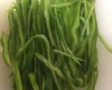 A picture of step 2 of Carrot Fry for Obentou Lunch Box.