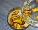 A picture of step 2 of Bhapa paneer.
