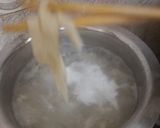 A picture of step 10 of Home Made Fettuccine Alfredo Pasta.