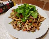 香根豆干炒肉絲的食譜步驟9照片