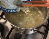 A picture of step 3 of Sweet Mustard Green Soup w/ Shrimp | Canh Cải Ngọt Xanh.