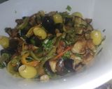 Une image de l'étape 3 de Salade d'aubergines et poivrons.